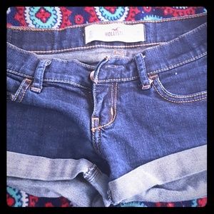 Used Hollister blue Jean shorts 00